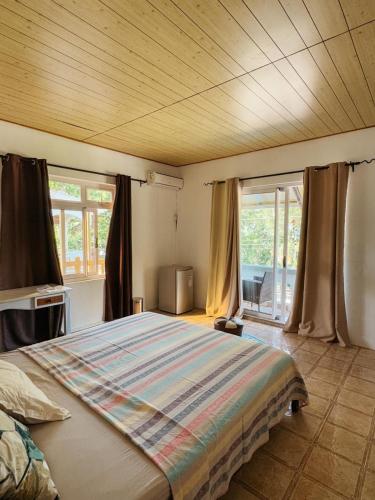 Postel nebo postele na pokoji v ubytování JN sunflower residence