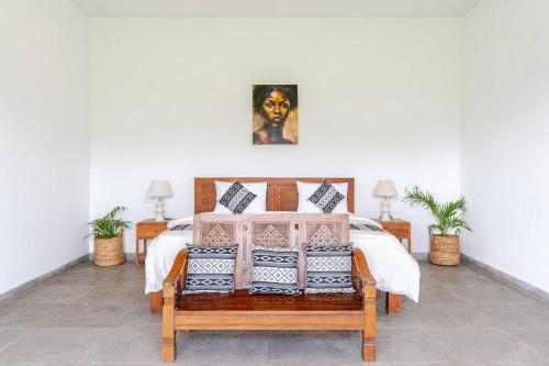 Χώρος καθιστικού στο Bali Alam Villa