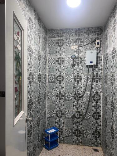Koupelna v ubytování Cabagnow Homestay