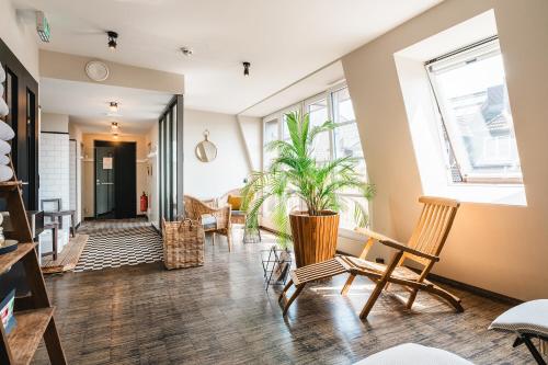 Posezení v ubytování Henri Hotel Hamburg Downtown