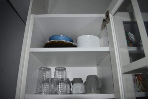 Küche/Küchenzeile in der Unterkunft Townhouse1 Two bedrooms in Bacolor near San Fernando