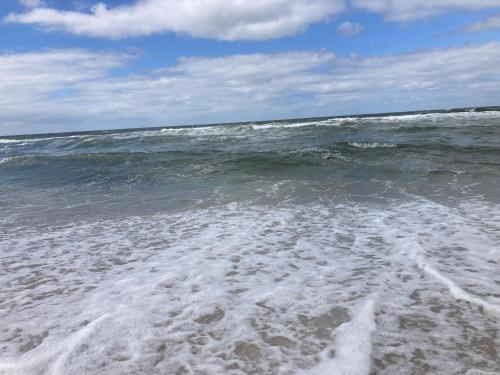 a view of the ocean from the beach at Wohnung-Moewe-2 in Westerland (Sylt)