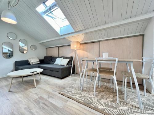 Posezení v ubytování Charmant appartement T2 cottage