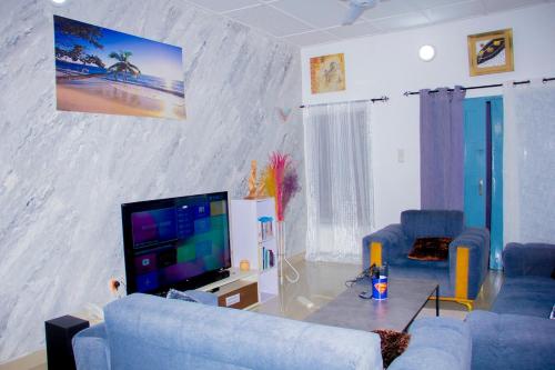 Appartement moderne climatisé avec WiFi haut débit, accessible et confortable
