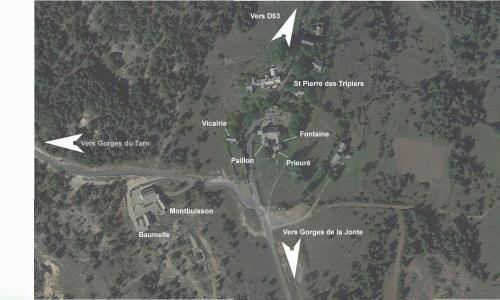 a map of the approximate location of the site at Gîte Gîte Le Prieuré 5/6 personnes in Saint-Pierre-des-Tripiers