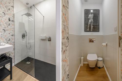 Bagno di Apartamento sobre el rio Guadiana