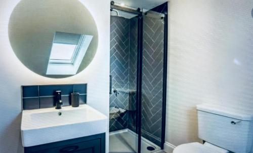 Koupelna v ubytování Welsh Barn