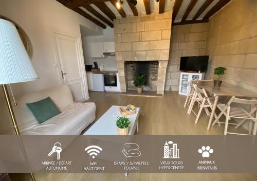 Photo de la galerie de l'établissement Le Constantine - Quartier Historique - Charme & Ancien, à Tours