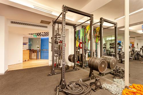 a gym with lots of equipment in a room at NOA - Lüleci Hendek 54 in Istanbul
