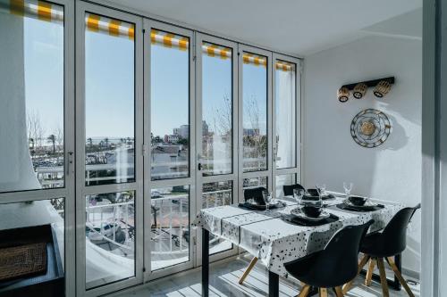 Posezení v ubytování WELCS DUPLEX 056 EMP frente el Mar