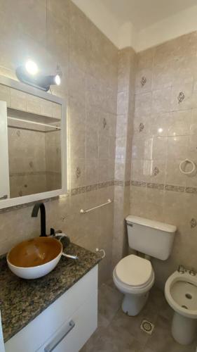 Et badeværelse på Guemes , departamento