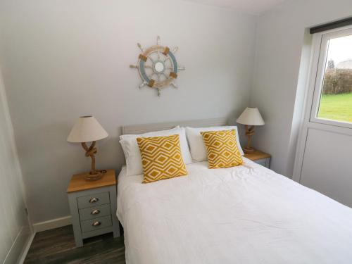 Postel nebo postele na pokoji v ubytování Chalet 22