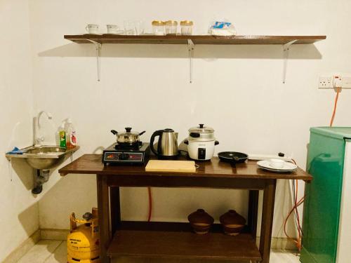 Villa 4Cにあるキッチンまたは簡易キッチン