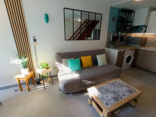 AS25454 -P3 + Cabine en duplex dans résidence avec piscines