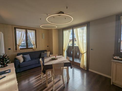 Posezení v ubytování Chalet Meridiana