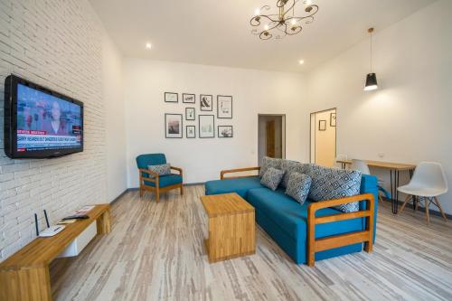 TV/Unterhaltungsangebot in der Unterkunft DayFlat Apartments Khreschatyk