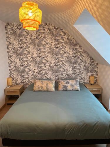 Postel nebo postele na pokoji v ubytování Appartement cosy et chaleureux