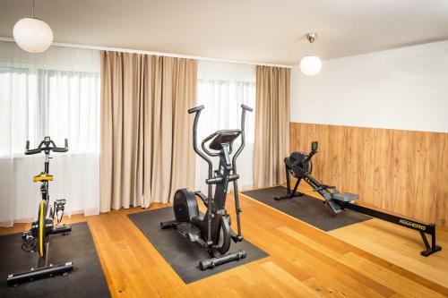 Citadines South Viennaにあるフィットネスセンターまたはフィットネス設備