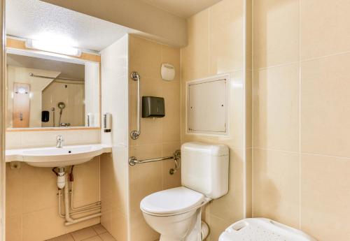 Koupelna v ubytování B&B HOTEL Montpellier 2