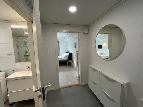 Ένα μπάνιο στο Lofoten Studio Penthouse
