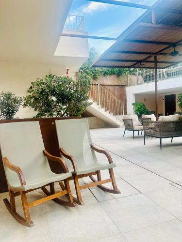 Posezení v ubytování Ynaira hotel & Spa