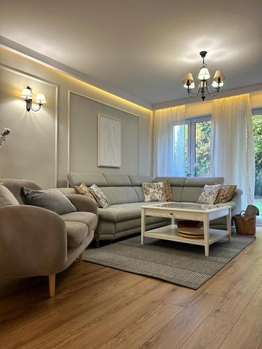 Χώρος καθιστικού στο Borki Guest House