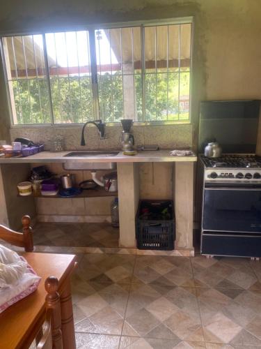 Dapur atau dapur kecil di Sítio Panizza