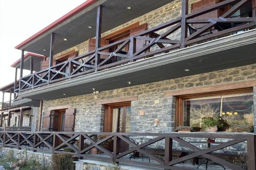 Balkón nebo terasa v ubytování Guesthouse Teloni
