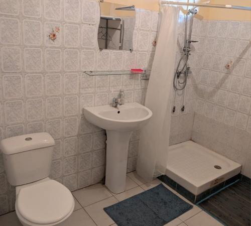 Un baño de Studio 28m2 meublé Le Gosier