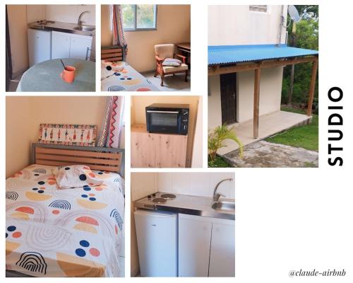 Una cocina o cocineta en Studio 28m2 meublé Le Gosier