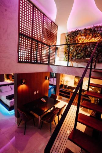 Χώρος καθιστικού στο Motel Desejo Mossoró