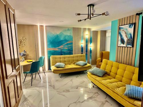 Posezení v ubytování Elegante Apartamento TRES COLORES
