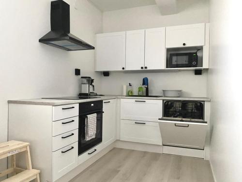 Η κουζίνα ή μικρή κουζίνα στο Galle's 2 bedroom penthouse