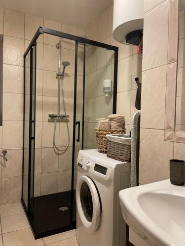 Koupelna v ubytování Apartament PolnaHouse