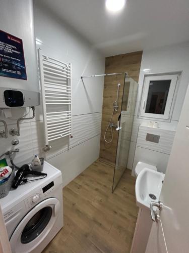 Koupelna v ubytování Krfska Lux by Magenta