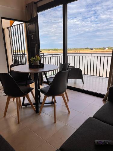 Balkoni atau teres di Apart Ogaraity Hotel