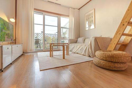 Posezení v ubytování Jeju Broccoli BNB