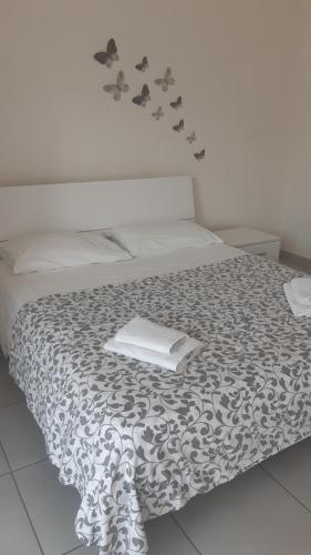 Postel nebo postele na pokoji v ubytování New Lettoss