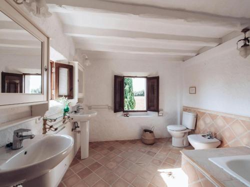 Koupelna v ubytování Apartment in Felanitx near Beaches and Pool