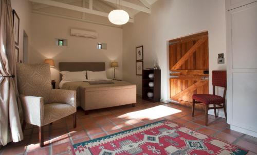 Χώρος καθιστικού στο Klein Welmoed Luxury Guest House