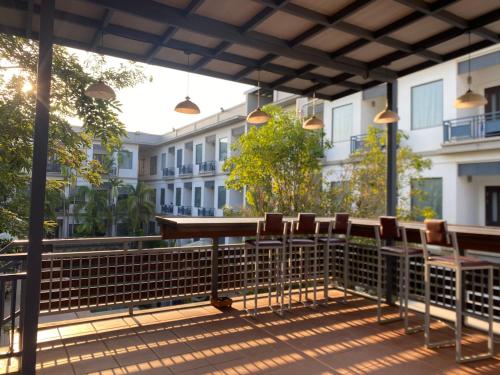 Μπαλκόνι ή βεράντα στο Green Amazon Residence