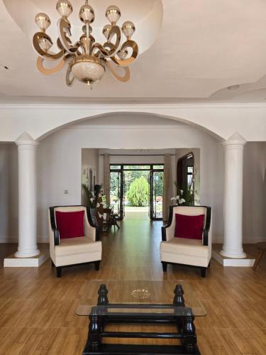 Posezení v ubytování Sprunger Avenue - tulia homes