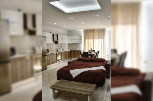 Postel nebo postele na pokoji v ubytování Msida Classic Flat 13, close to Valletta, Sliema & Sea