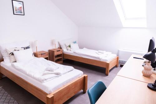 Cama o camas de una habitación en Mathias Rex