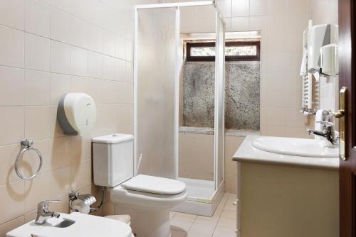 Koupelna v ubytování Quinta Da Ataíde