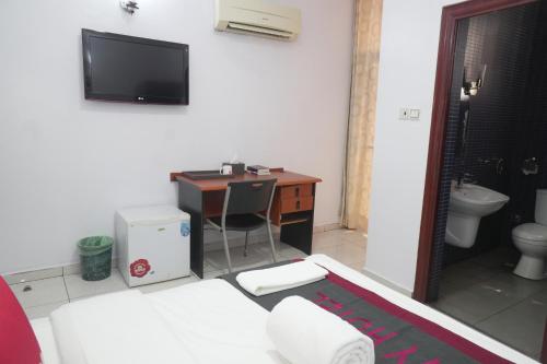 Koupelna v ubytování AOTEL HOTEL Ikeja