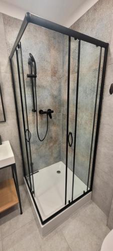 Ένα μπάνιο στο Apartament z widokiem na Twierdzę Kłodzką