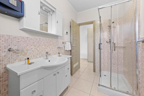 Koupelna v ubytování Residence Kamenjak Runke