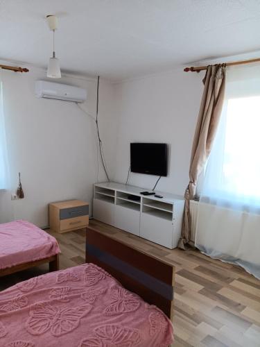 Televisyen dan/atau pusat hiburan di Charmante Unterkunft - Erste Etage