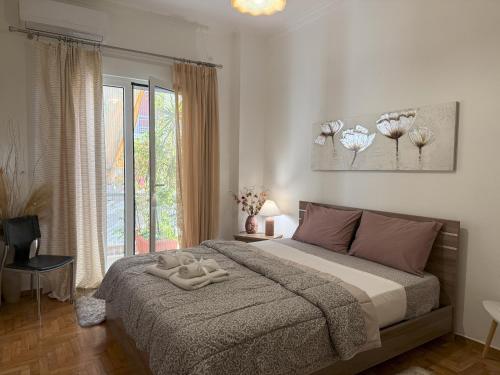 2 Bedrooms Apartment Center of Athens 5 min Subway